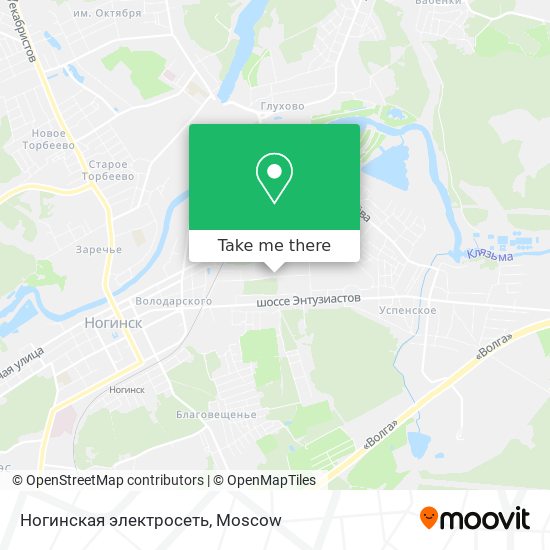 Ногинская электросеть map