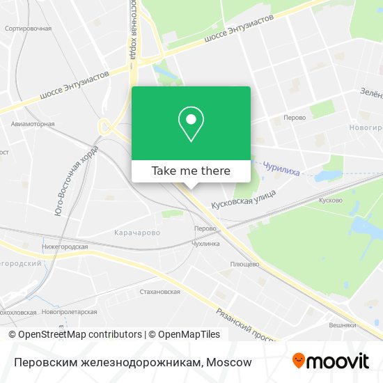 Перовским железнодорожникам map