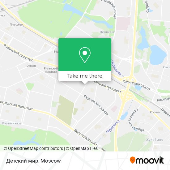 Детский мир map