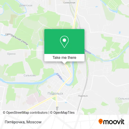 Пятёрочка map