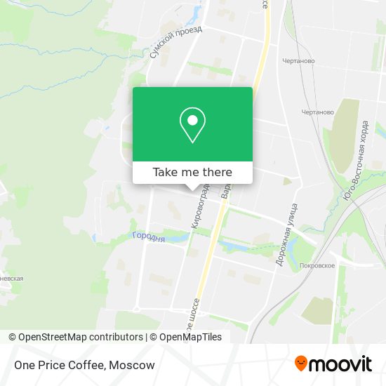 One Price Coffee map