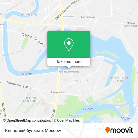Кленовый бульвар map