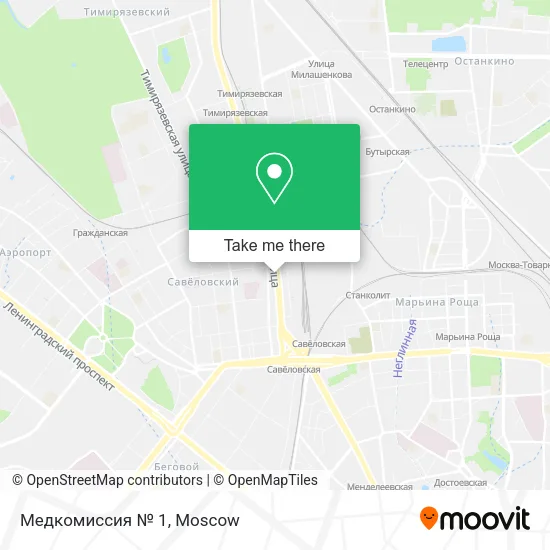 Медкомиссия № 1 map