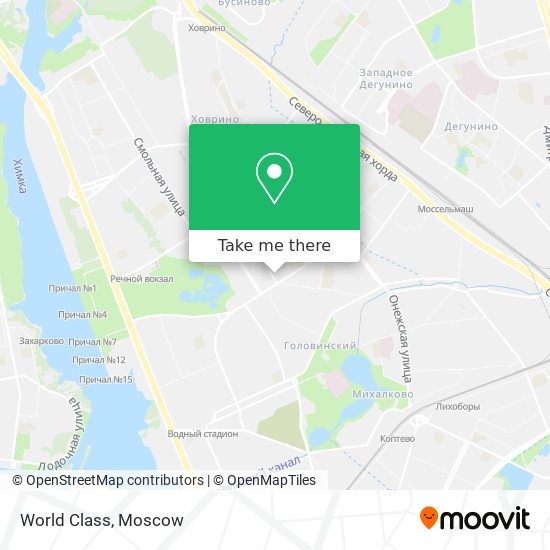 World Class map