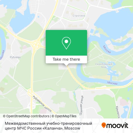 Межведомственный учебно-тренировочный центр МЧС России «Каланча» map