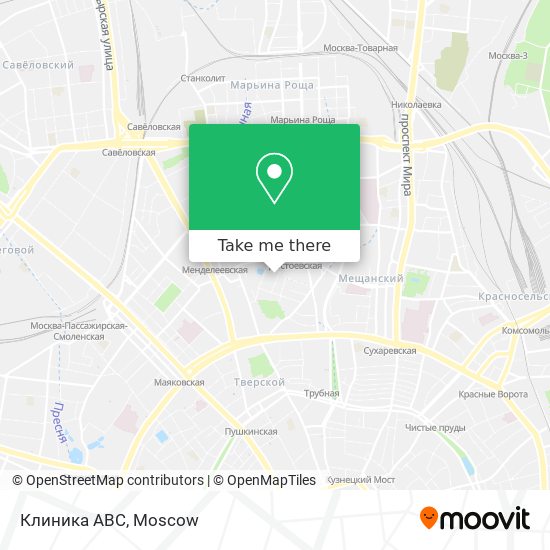 Клиника ABC map