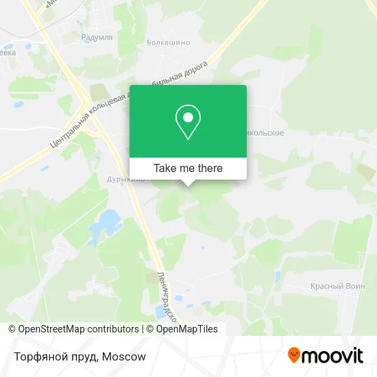 Торфяной пруд map