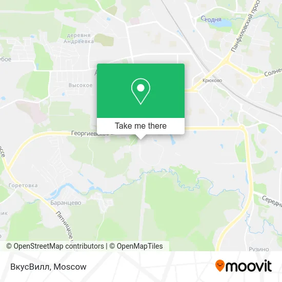 ВкусВилл map