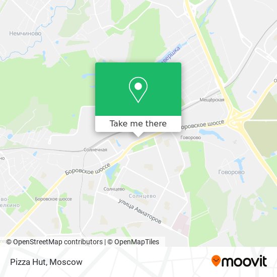 Pizza Hut map