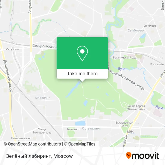 Зелёный лабиринт map
