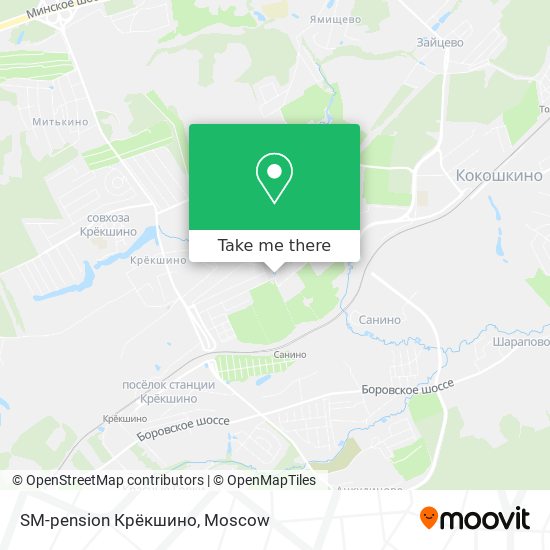 SM-pension Крёкшино map