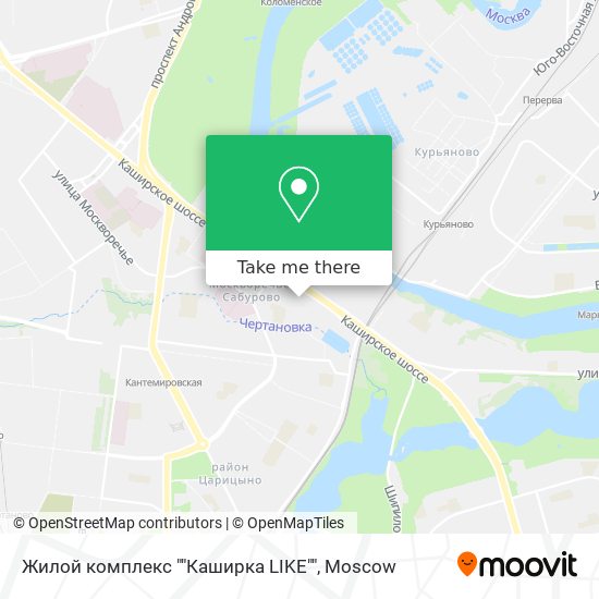 Жилой комплекс ""Каширка LIKE"" map