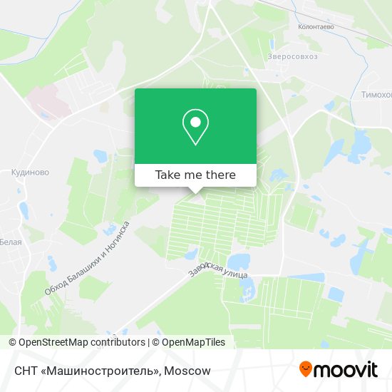 СНТ «Машиностроитель» map