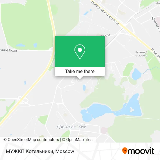 МУЖКП Котельники map