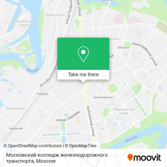 Московский колледж железнодорожного транспорта map