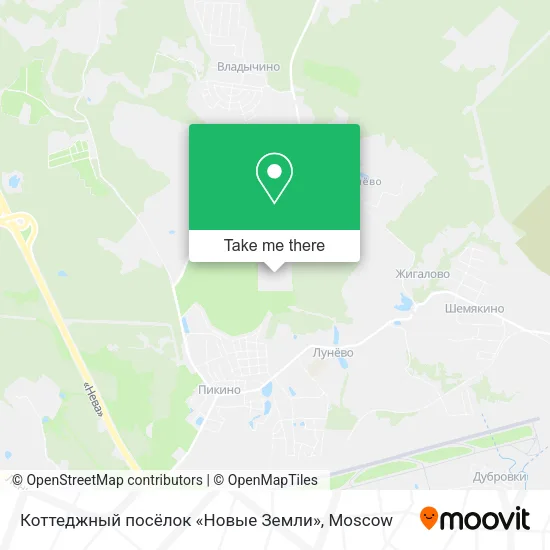 Коттеджный посёлок «Новые Земли» map