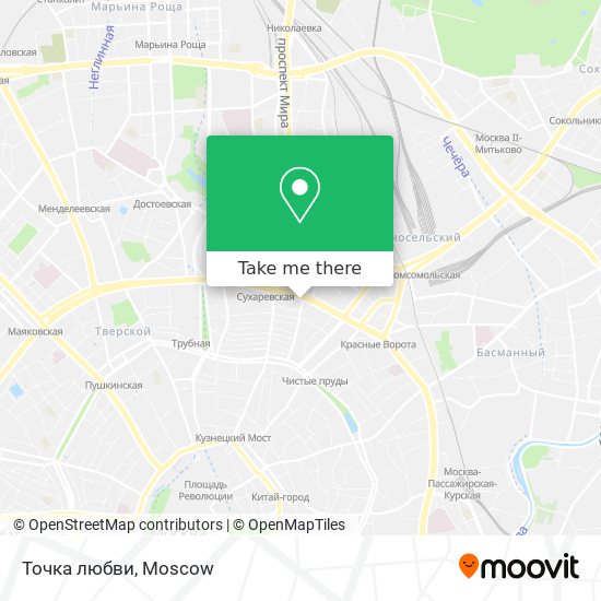 Точка любви map