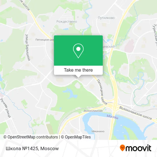 Школа №1425 map