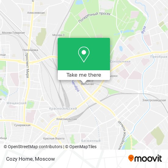 Cozy Home map