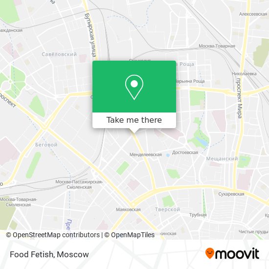 Food Fetish map
