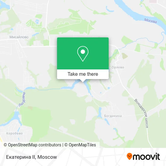 Екатерина II map