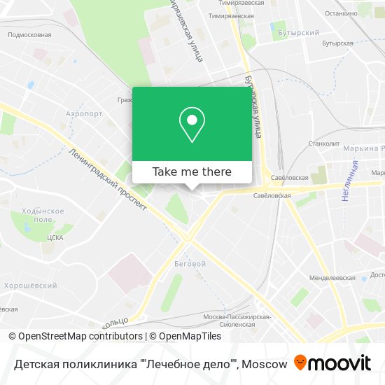 Детская поликлиника ""Лечебное дело"" map