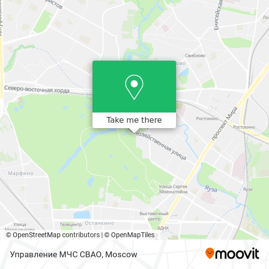 Управление МЧС СВАО map