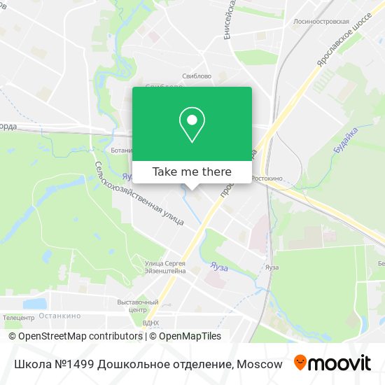 Школа №1499 Дошкольное отделение map