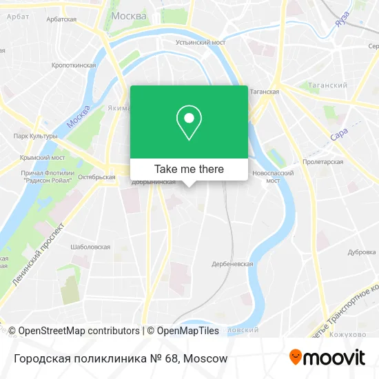 Городская поликлиника № 68 map