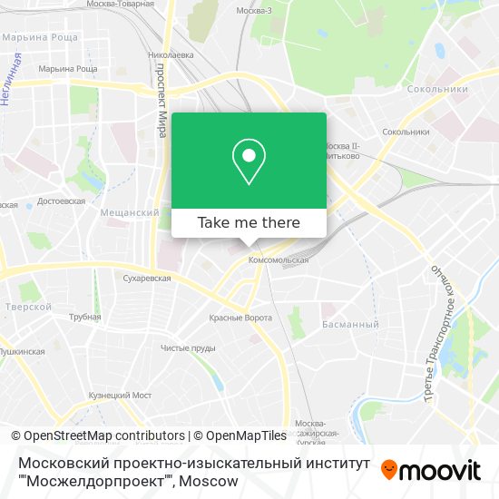 Московский проектно-изыскательный институт ""Мосжелдорпроект"" map