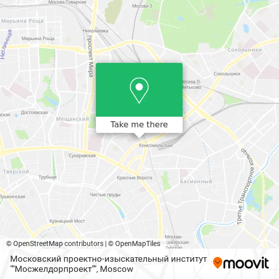 Московский проектно-изыскательный институт ""Мосжелдорпроект"" map