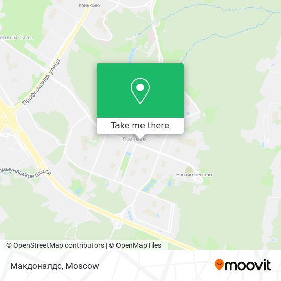 Макдоналдс map