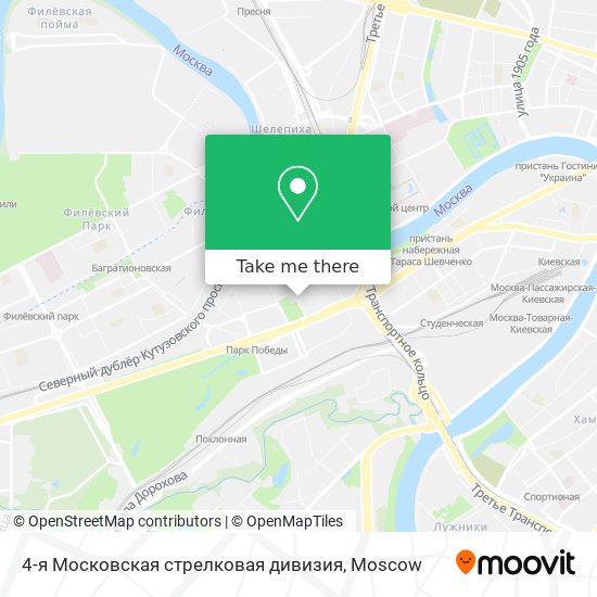 4-я Московская стрелковая дивизия map