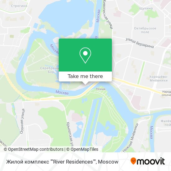 Жилой комплекс ""River Residences"" map