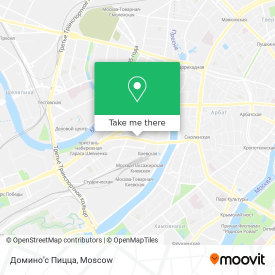 Домино’c Пицца map