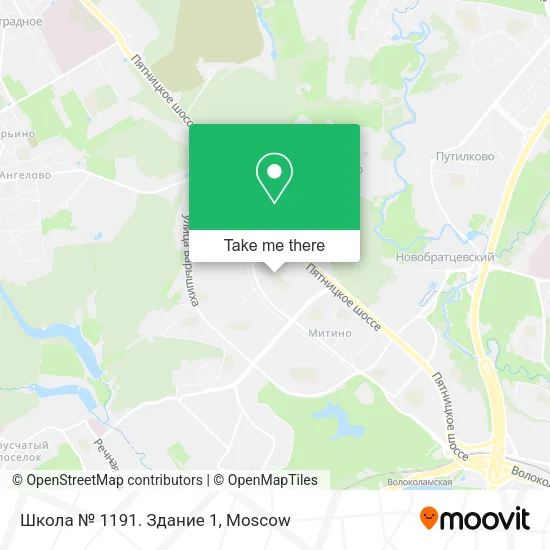 Школа № 1191. Здание 1 map
