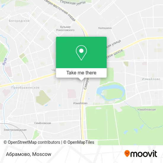 Абрамово map