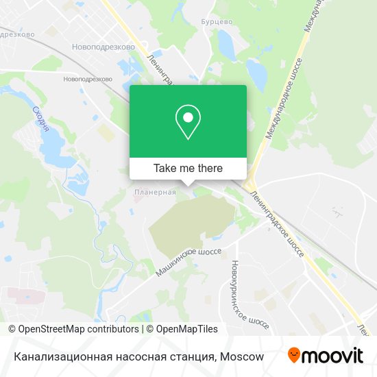 Канализационная насосная станция map