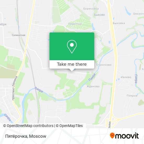 Пятёрочка map
