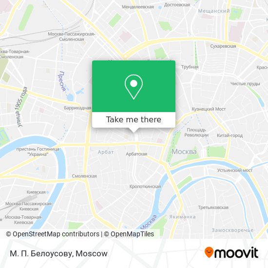 М. П. Белоусову map