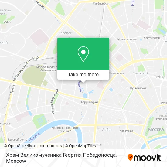 Храм Великомученика Георгия Победоносца map