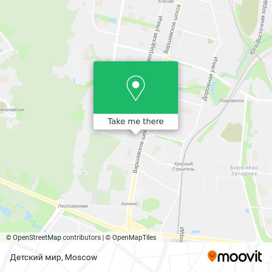 Детский мир map