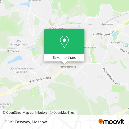 ПЭК: Easyway map