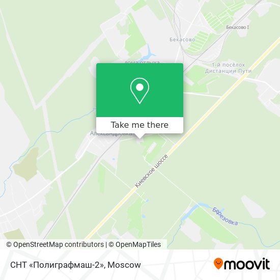 СНТ «Полиграфмаш-2» map