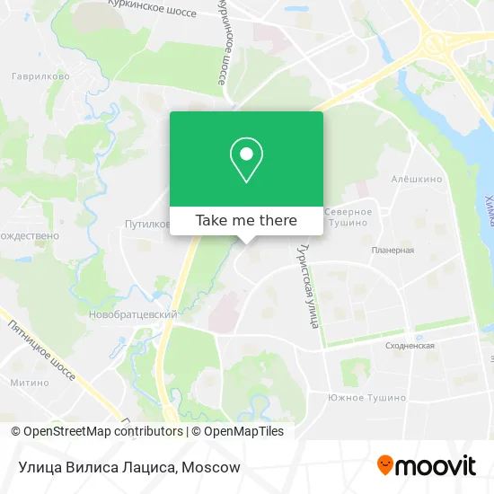 Улица Вилиса Лациса map