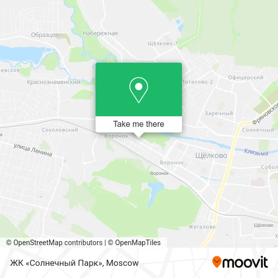 ЖК «Солнечный Парк» map