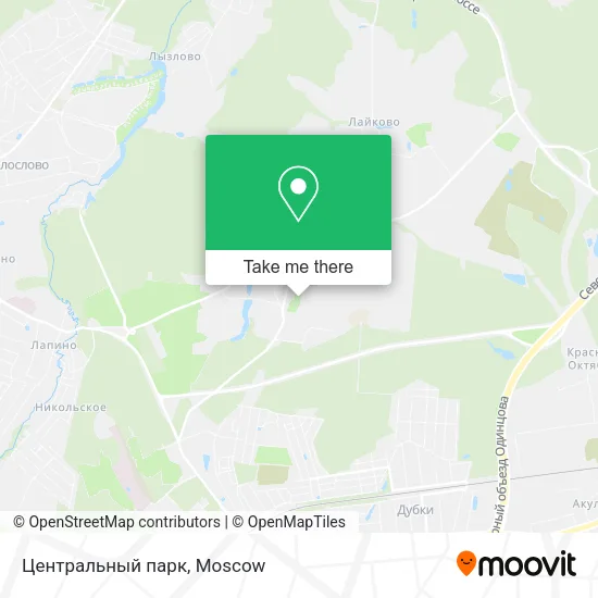 Центральный парк map