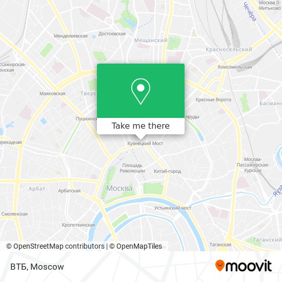 ВТБ map