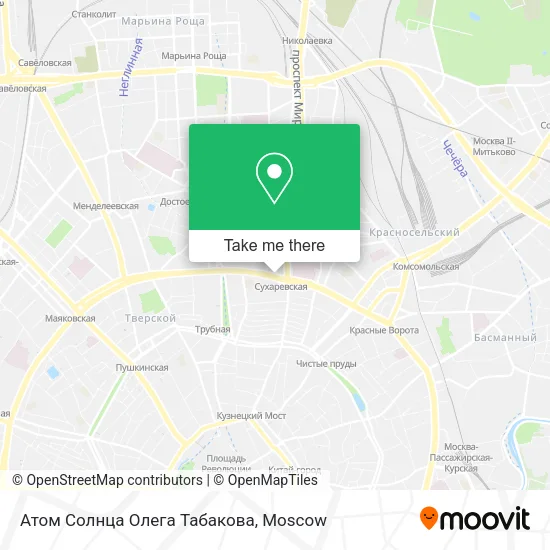 Атом Солнца Олега Табакова map