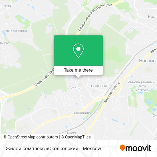 Жилой комплекс «Сколковский» map